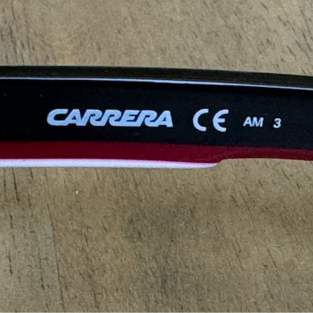 Carrera Black and Red Sunglasses - Picture 4 of 5